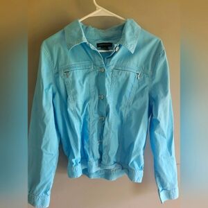 Sky blue light jacket
